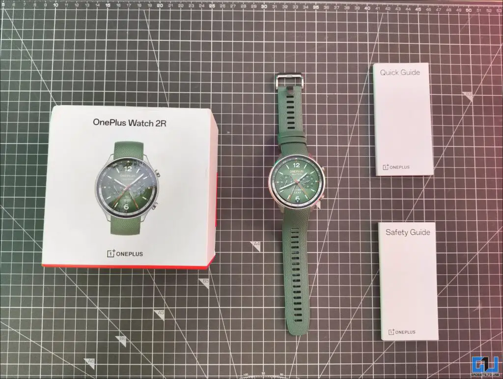 Desembalagem do OnePlus Watch 2R