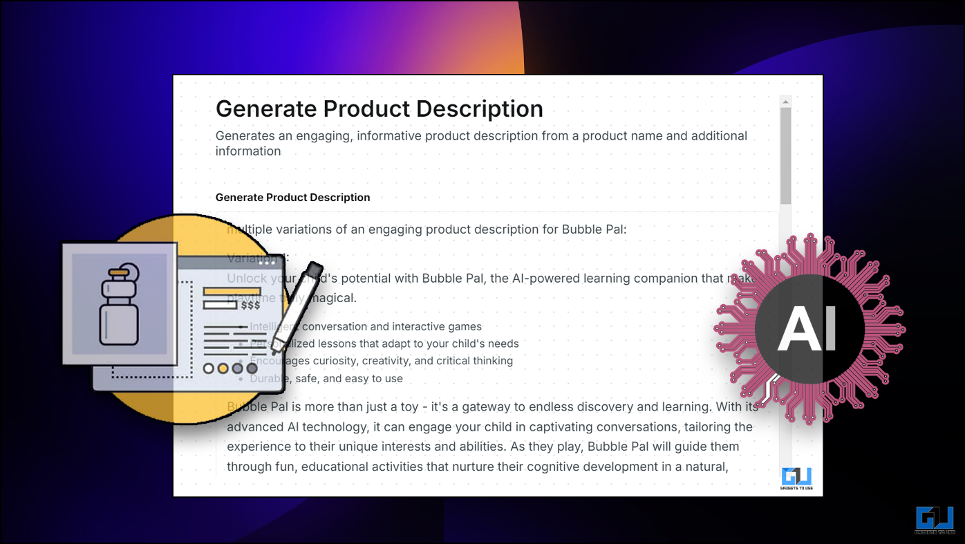 Cómo crear una descripción de producto con imágenes usando IA (cuatro métodos)