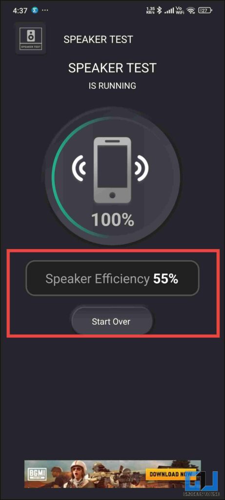 Efficiency Speaker Checker