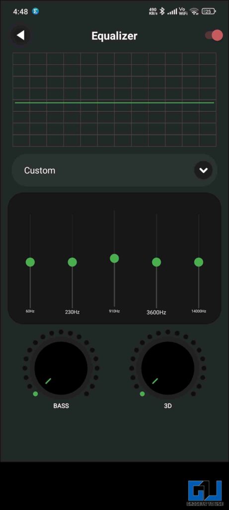 Equalizer Speaker Check