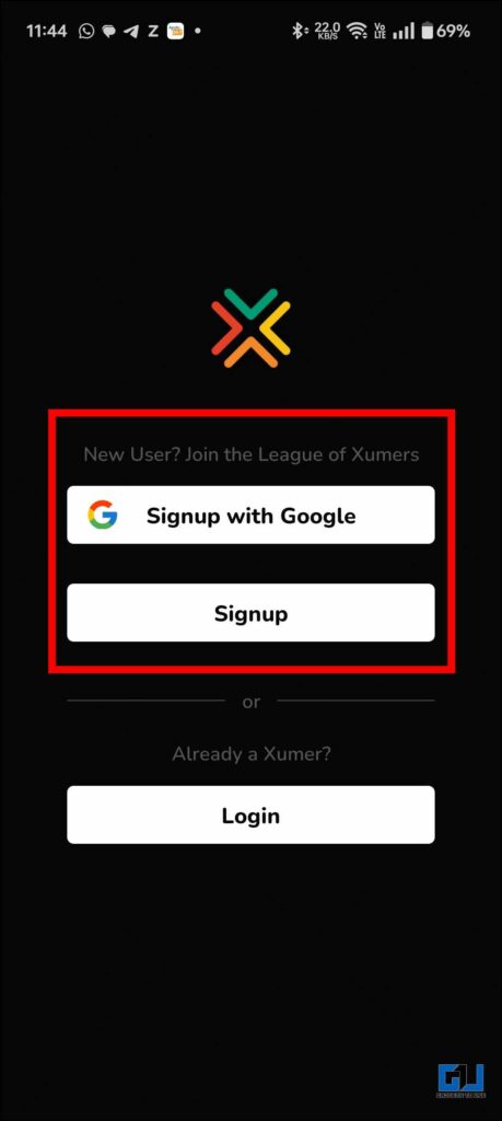 Sign-in-Options