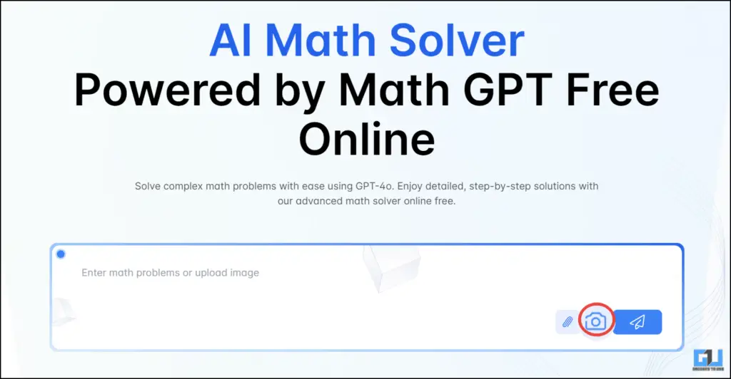 Uplaod using QR Phone Mathsolver