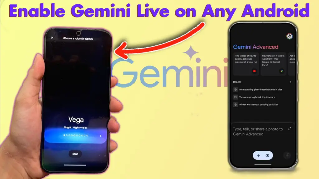 Como usar o Gemini Live em qualquer telefone Android