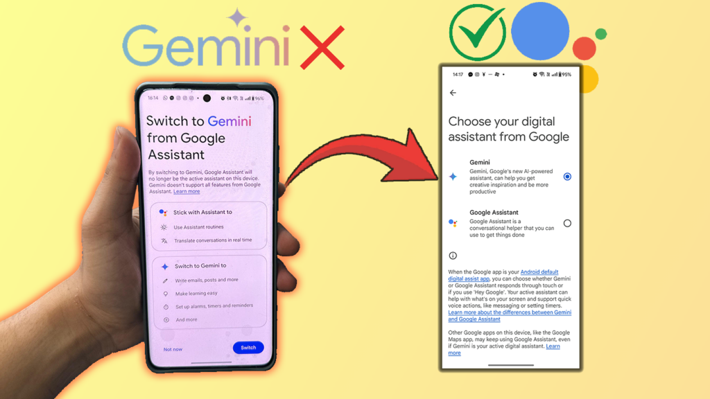 Como usar o Gemini sem mudar para o Google Assistant