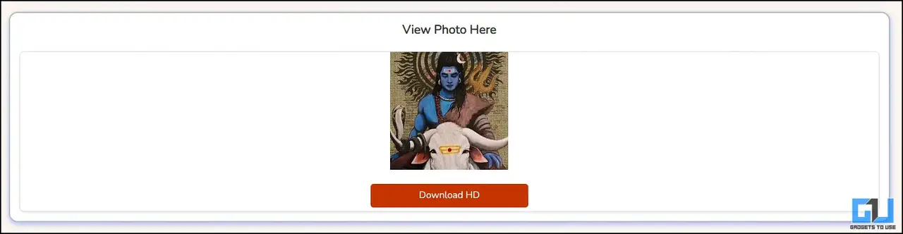 facebook profile picture viewer tool result