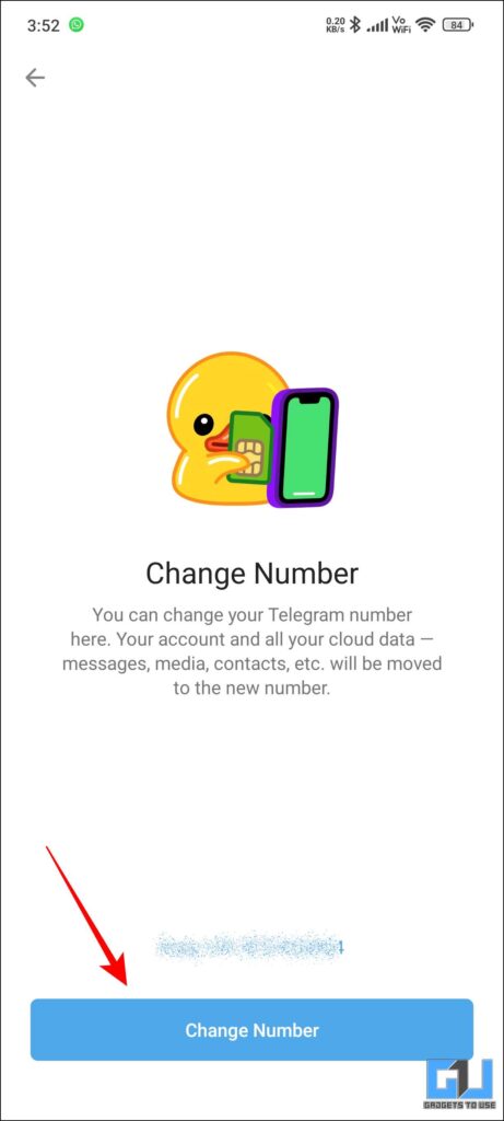 Change Number in Android