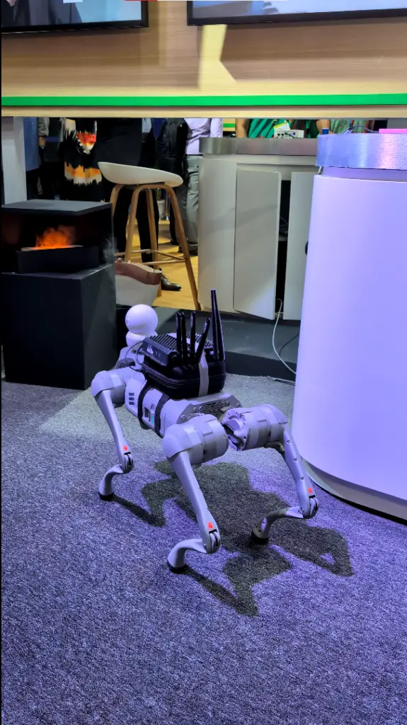 Ericson Robot dog at IMC 2024