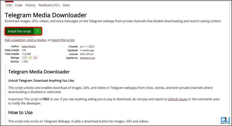 Downloader de mídia de telegrama 3