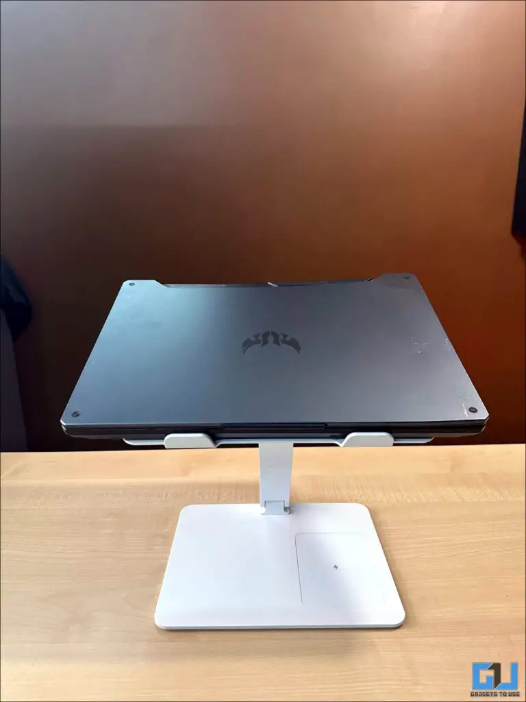 Tuf Laptop on Stand