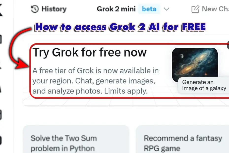 How to use Grok 2 for Free AI