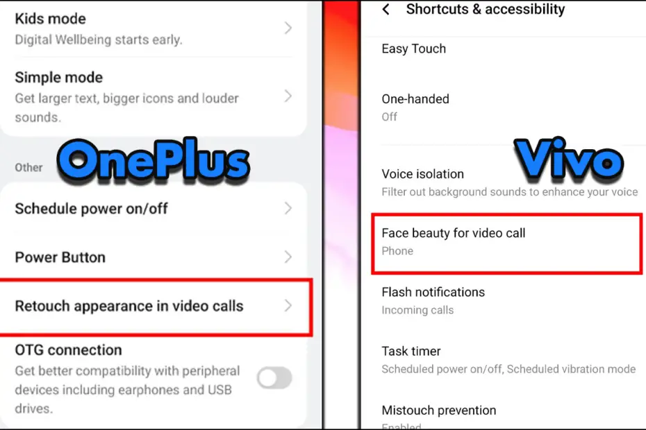 How to Enable Retouch Appearance in Video Calls on Oppo and OnePlus Phones