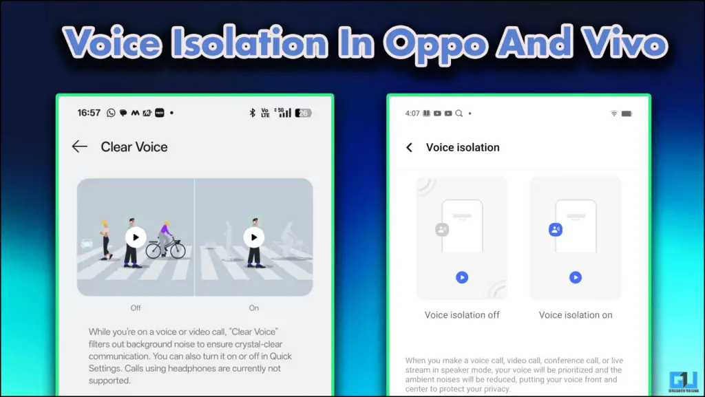 How to Turn on Voice Isolation on Vivo and OPPO