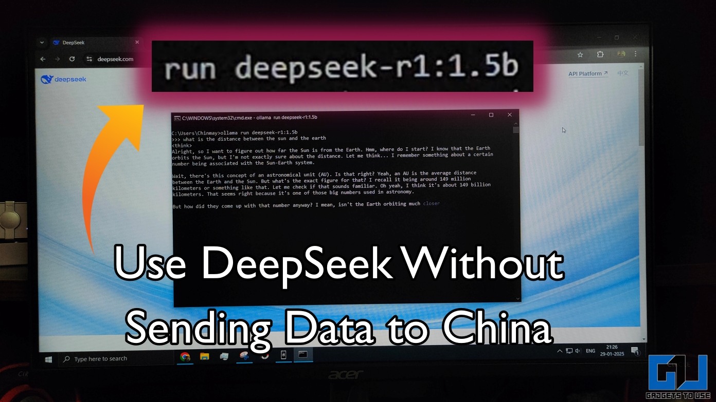 Use DeepSeek without sending data to China