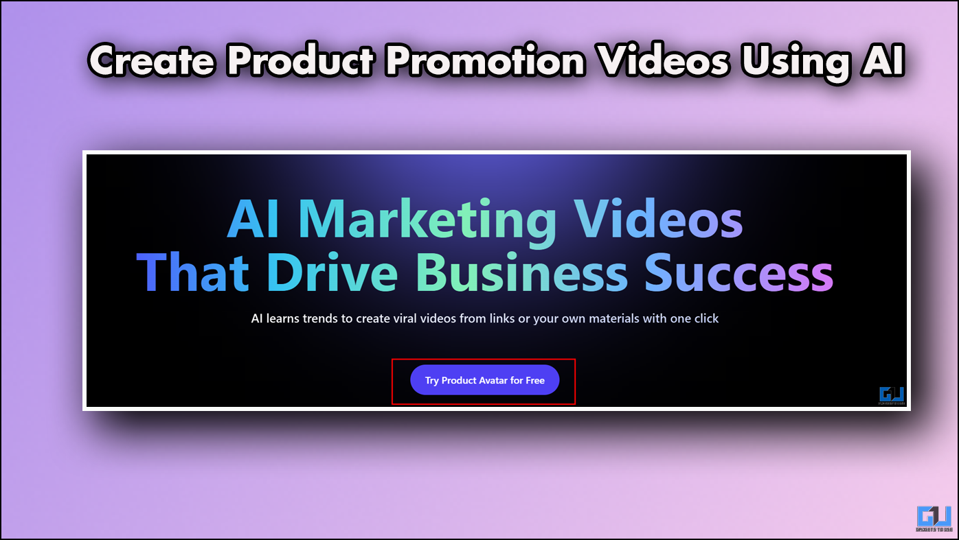 Create Product Promotion Videos Using AI