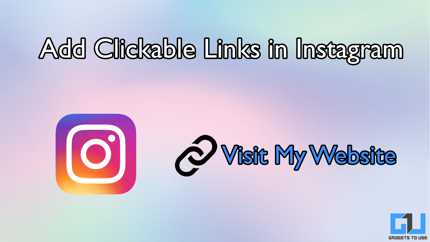 add clickable links in instagram