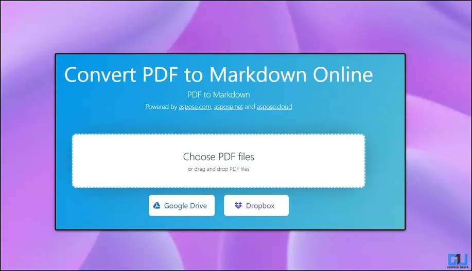 Перетворити файл PDF у файл AI Ready Markdown