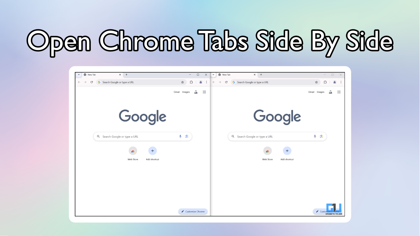 open chrome tabs side by side windows mac