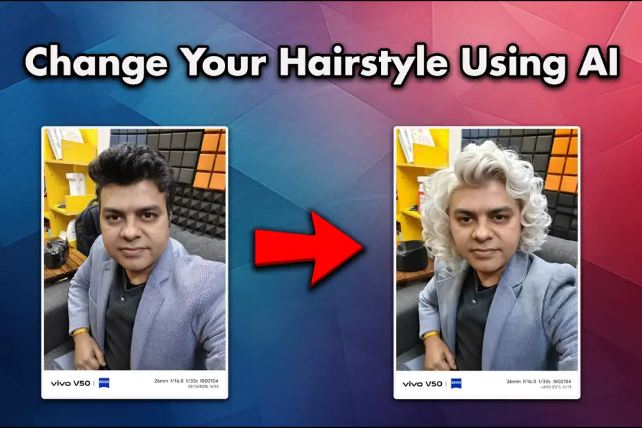 Change Your Hairstyle Using AI