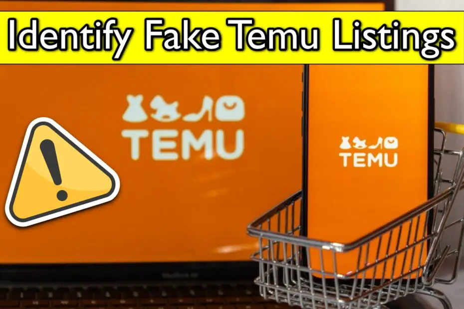 Identify Scam Temu Listing