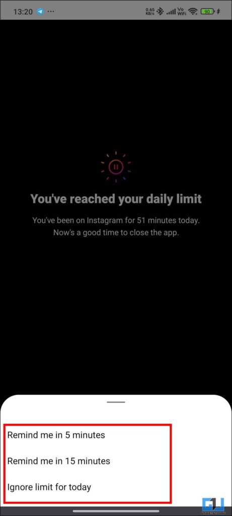 Top 6 Instagram Settings You Should Use in 2025 Snoozing options of sleeep mode