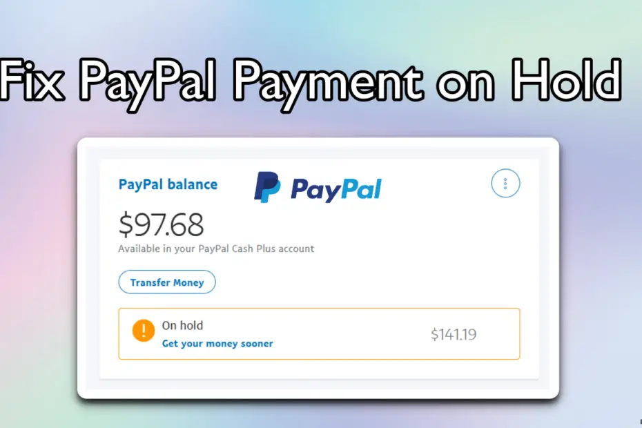 fix paypal payment on hold