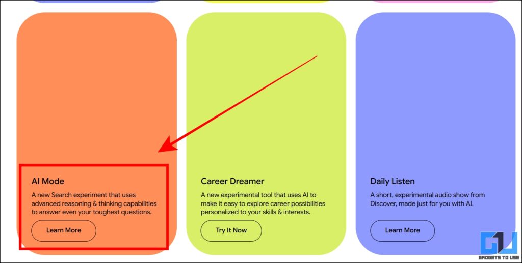 AI Mode in Google Labs