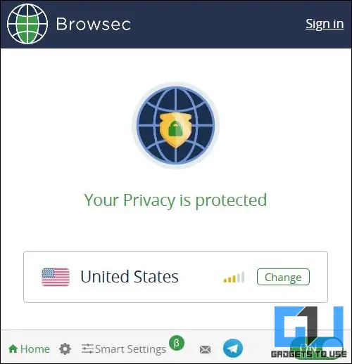 Browsec VPN United States