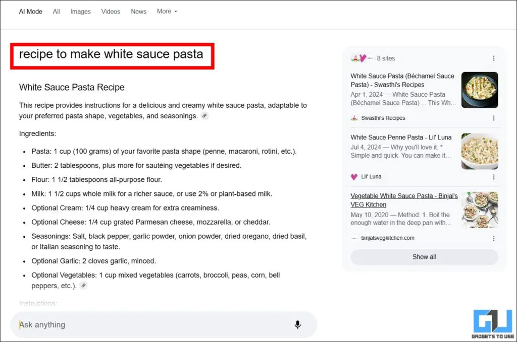 How AI Mode Works in Google Search