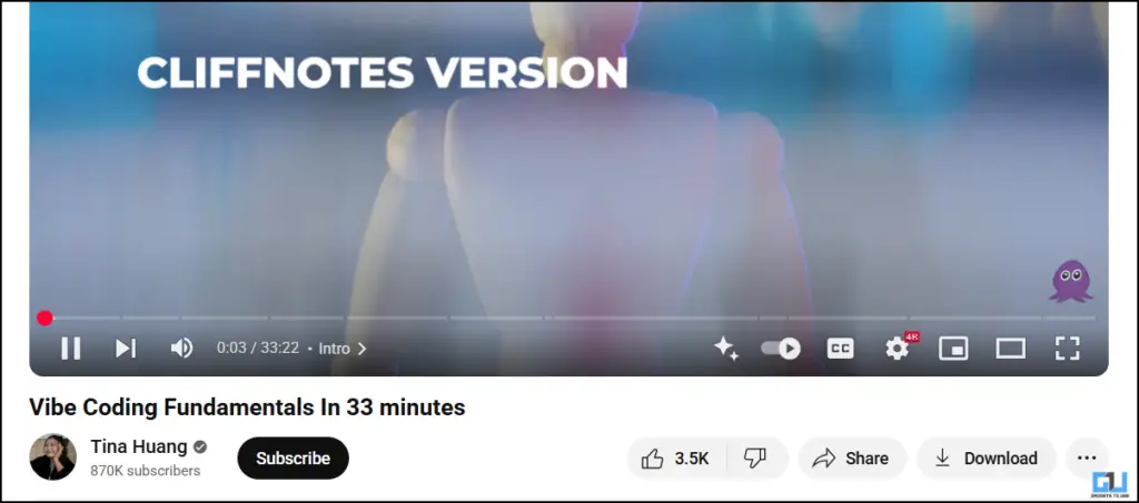 YouTube Video To Summarize