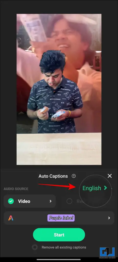 Language Change Button