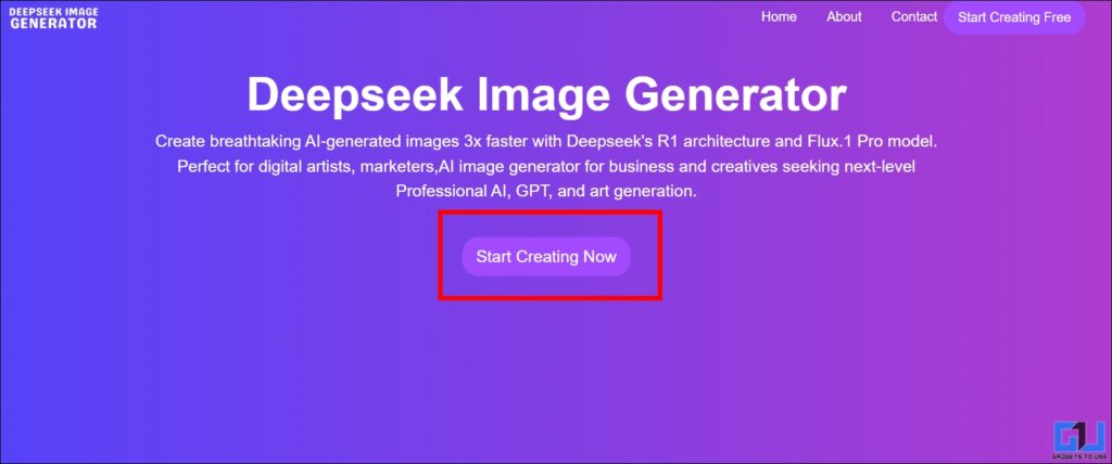 DeepSeek Image Generator