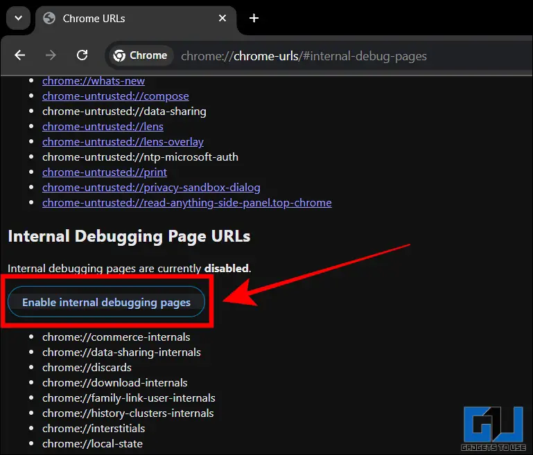 Fix ChatGPT Stop Working After Switching Tabs enable internal debugging spaces