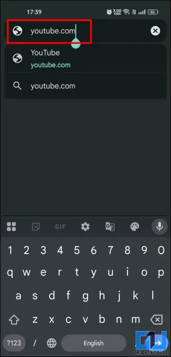 open youtube in browser on phone