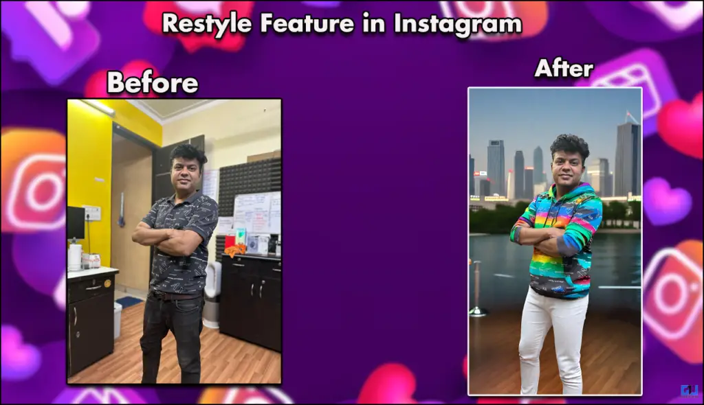 restyle feature in instagram