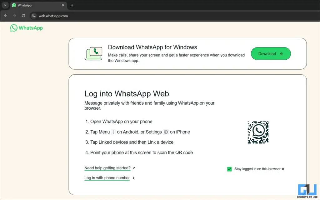 whatsapp web