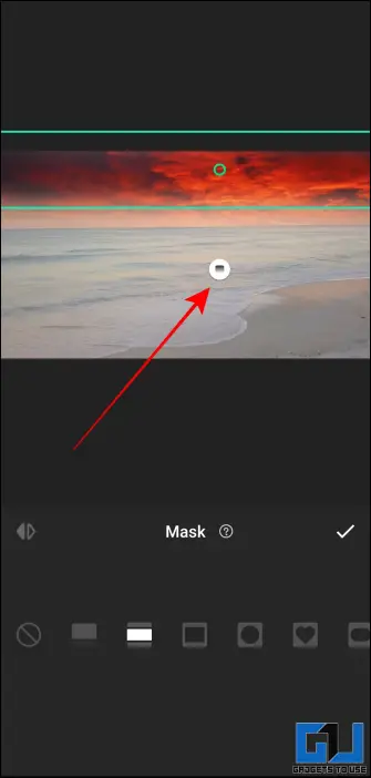 Adjust masking effect