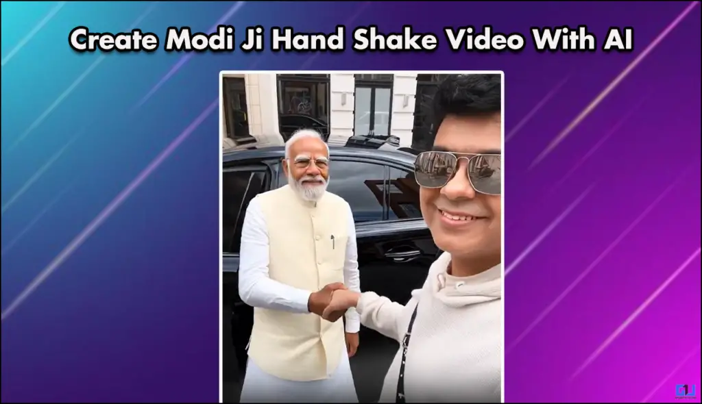 Create Modi Ji Hand Shake Video With AI