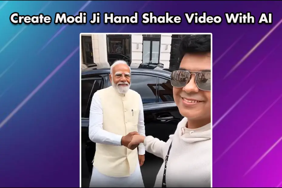 Create Modi Ji Hand Shake Video With AI