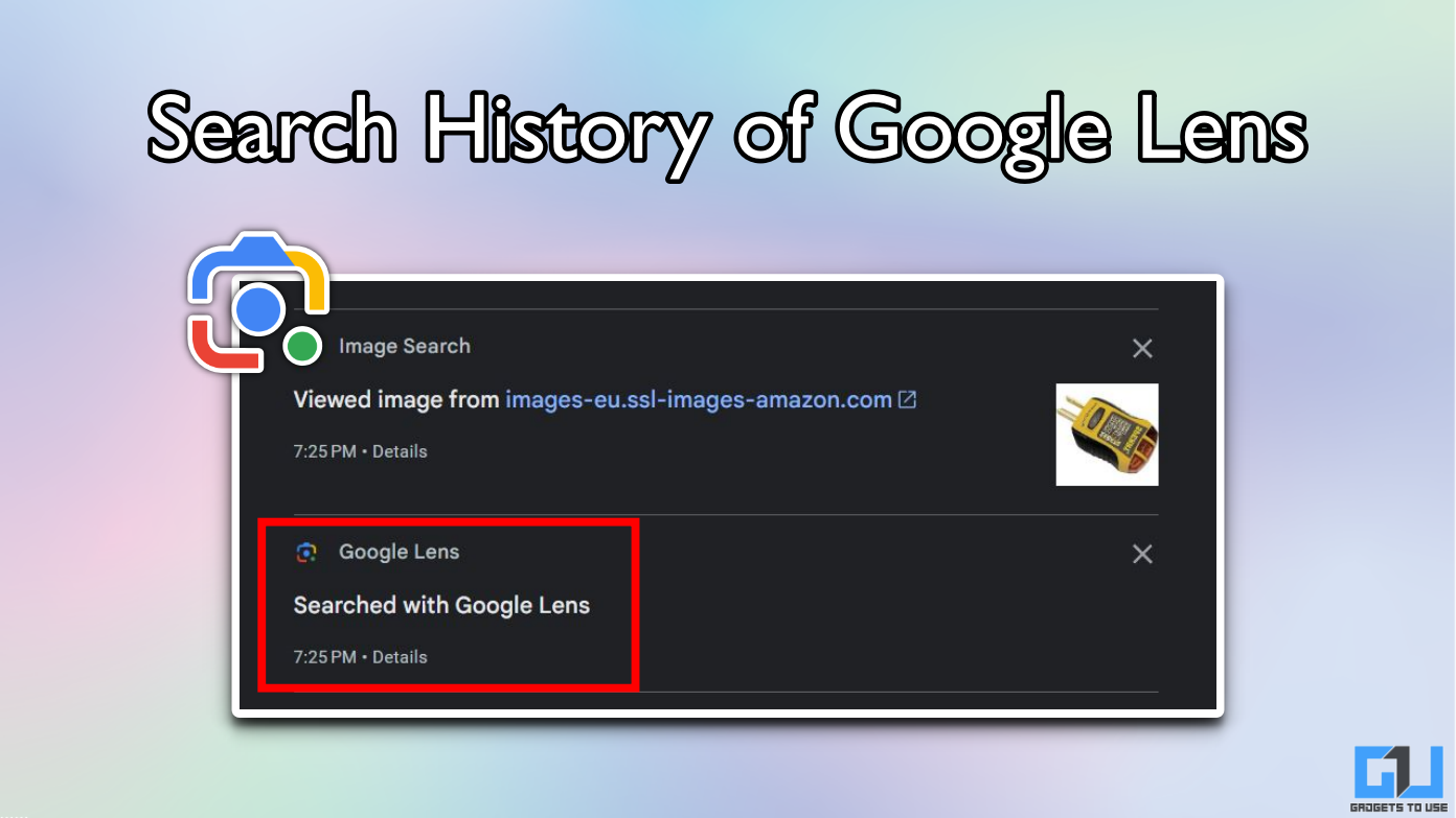 Enable and Access Search History in Google Lens