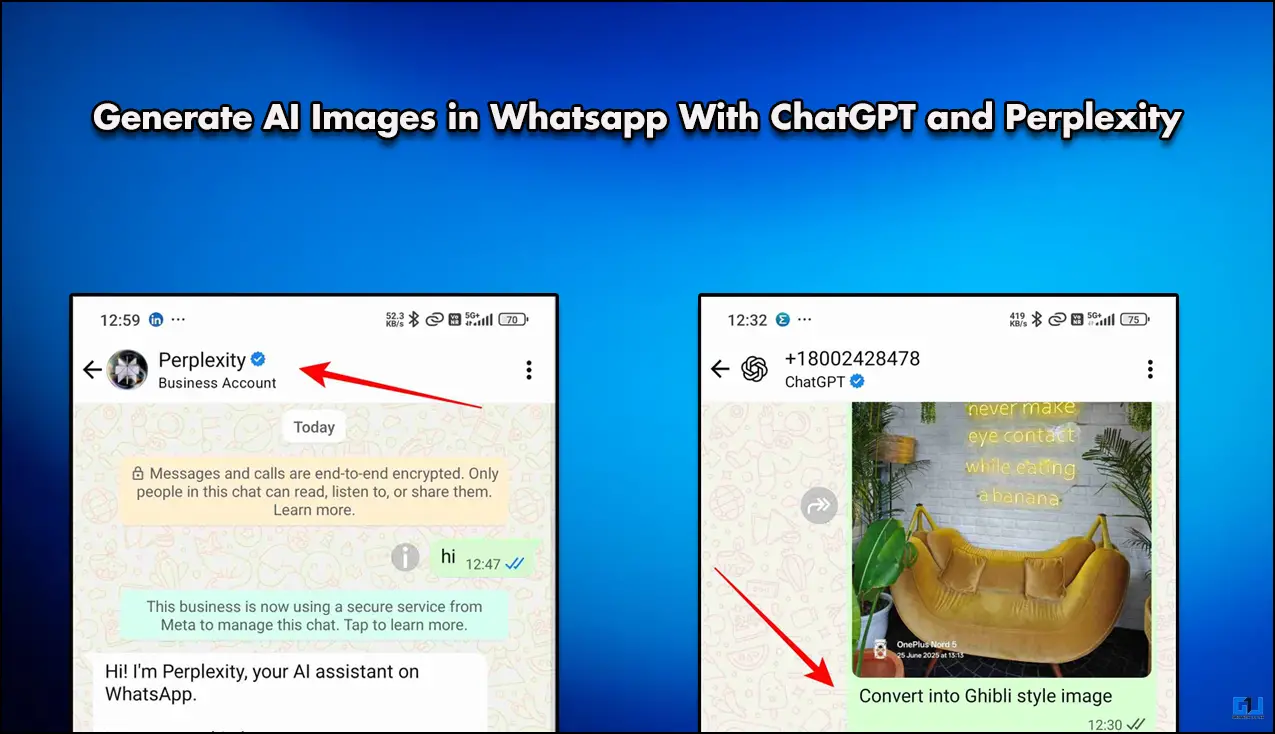 Generate AI Images in Whatsapp With ChatGPT and Perplexity
