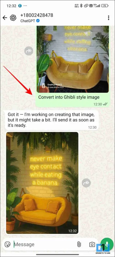 Ghibli image ChatGPT