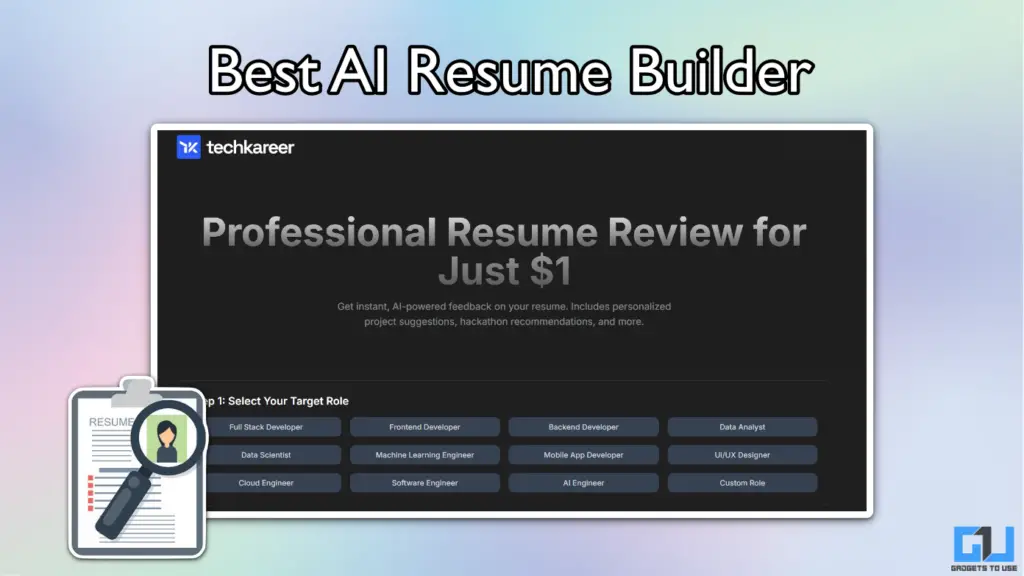 One Dollar Resume Review