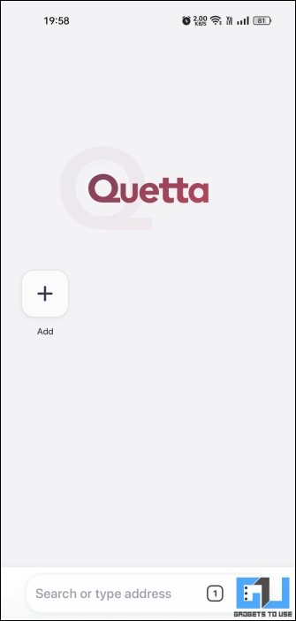 Is Quetta Browser Better Than Kiwi: Let's Test It Quetta browser homepage