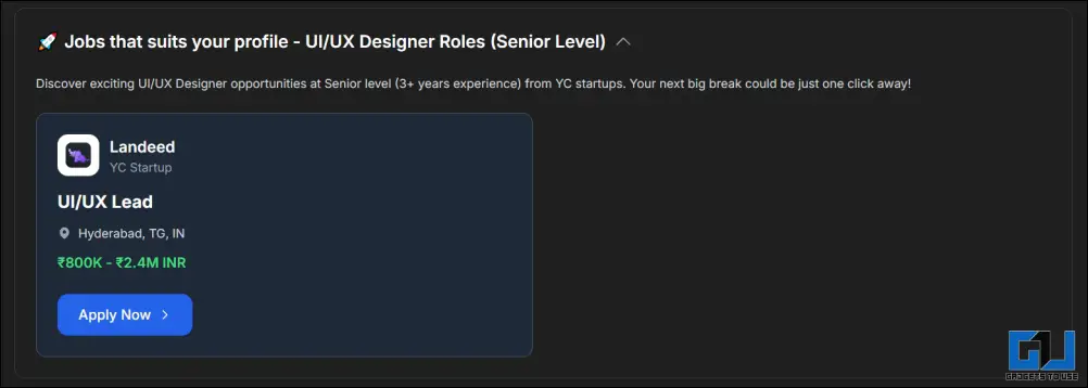 job postings