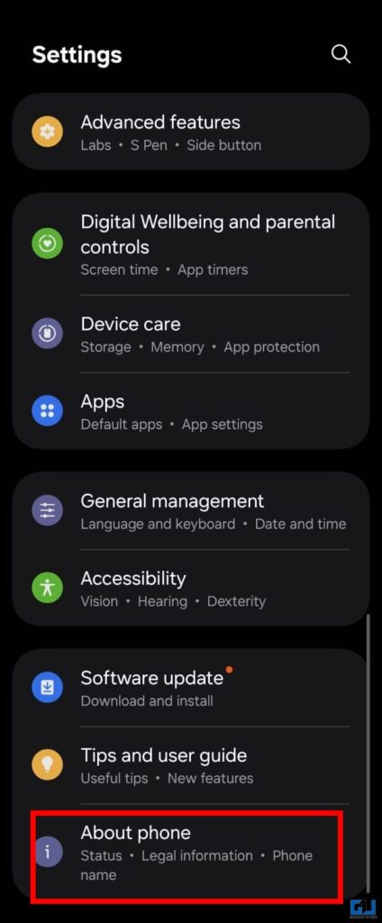 Find Out If Your New Samsung Phone is Already Activated or Refurbished About Phone Menu