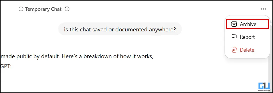 Archive Chat