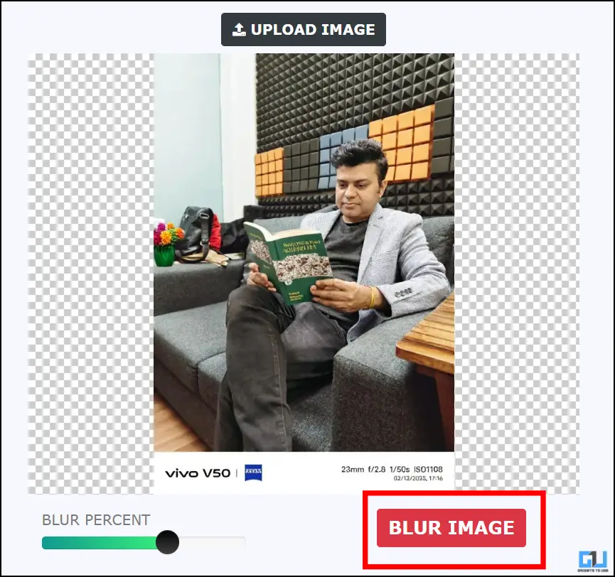 Blur Image Final option
