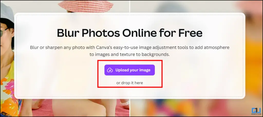 Canva Upload image