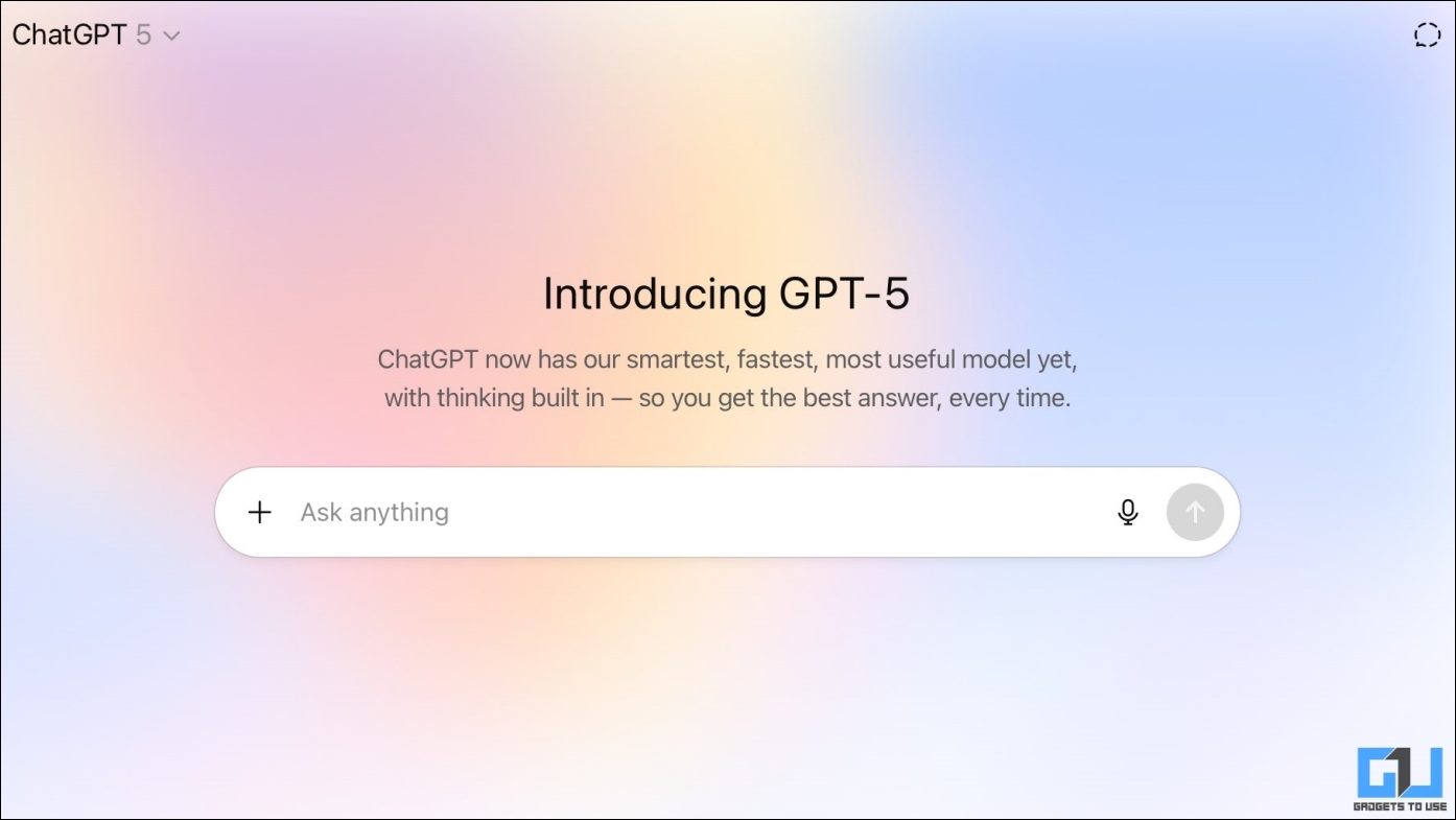 ChatGPT GPT 5