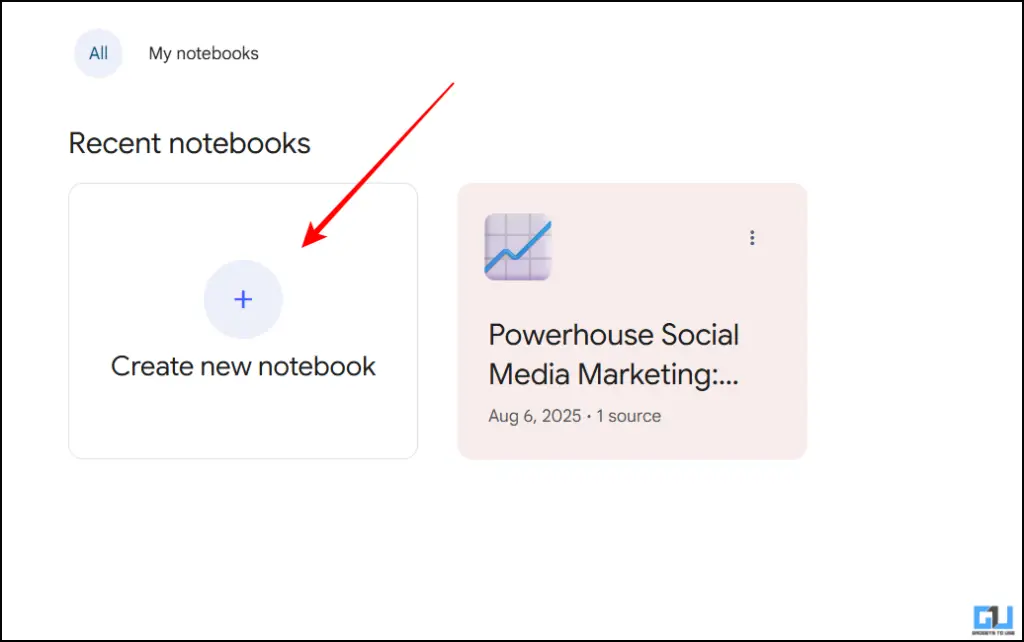 Create New Notebook